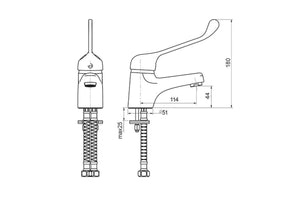 Disable Basin Mixer