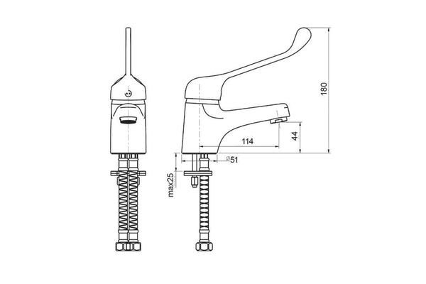Disable Basin Mixer