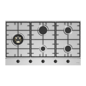 Omega 90cm Gas Cooktop with Wok Burner