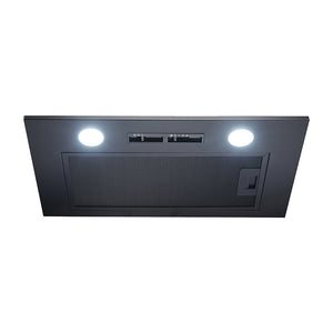 Omega Premium 52cm Matt Black Undermount Rangehood