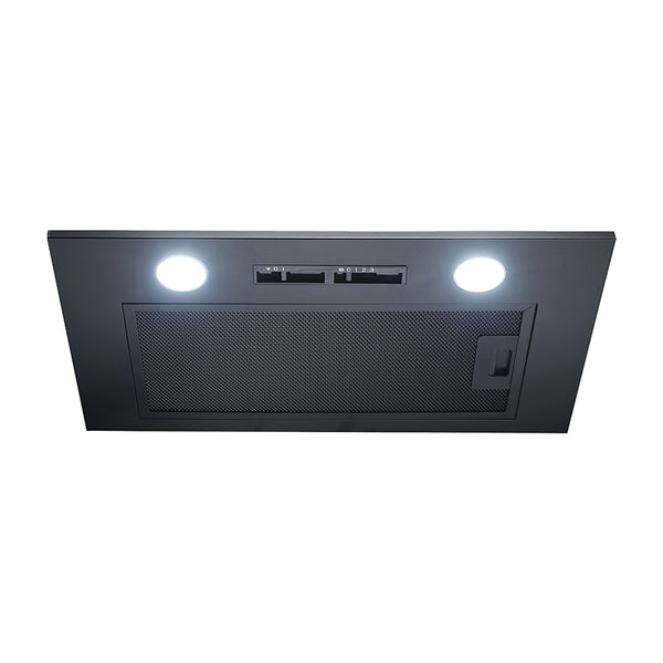 Omega Premium 52cm Matt Black Undermount Rangehood