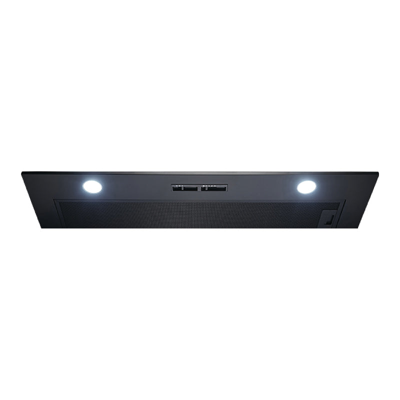 Omega Premium 90cm Matt Black Undermount Rangehood
