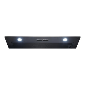 Omega Premium 90cm Matt Black Undermount Rangehood