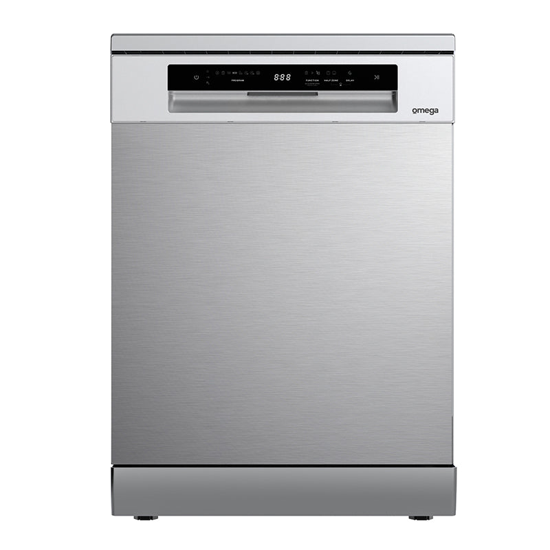 Omega 60cm Freestanding Stainless Steel Dishwasher
