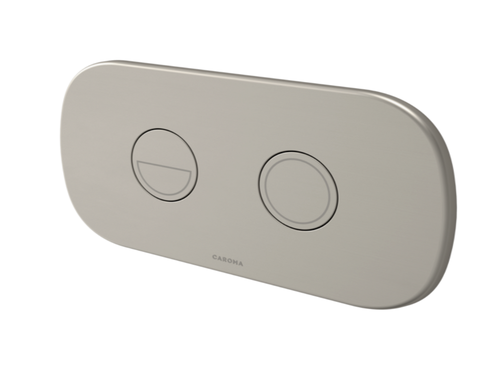 Contura II Invisi Series II® Round DC Dual Flush Button Panel