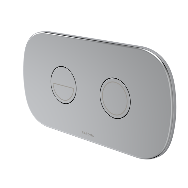Contura II Invisi Series II® Round DC Dual Flush Button Panel