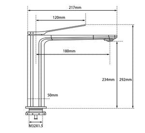 RUSHY - High Basin Mixer