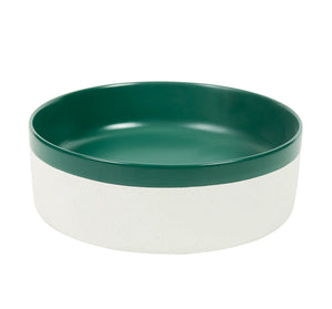 Colour Plus-37 Round Above-Counter Basin – Matte Green