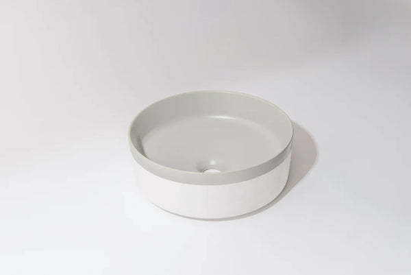 Colour Plus-37 Round Above-Counter Basin – Dark Grey