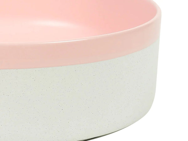 Colour Plus-37 Round Above-Counter Basin – Matte Pink