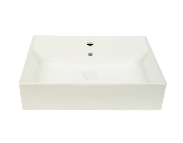 Forma 60 – Wall Hung Ceramic Basin with Overflow