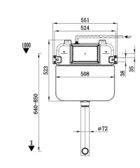 Agena R&T Inwall Floor Toilet Suite G30032+LK-AG104WFP
