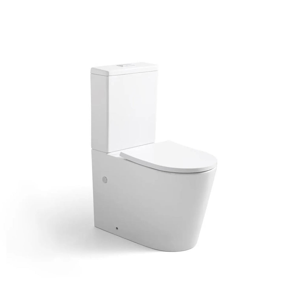 Acadia Full Rimless Wall Faced Toilet Suite