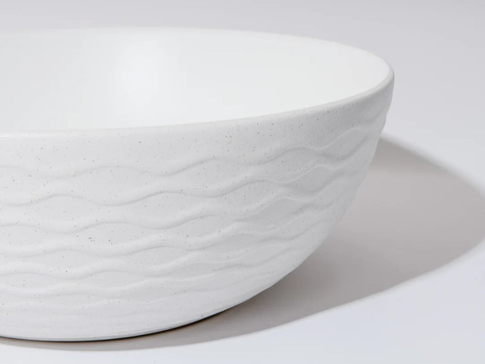 Polar-40-Wavy Textured White