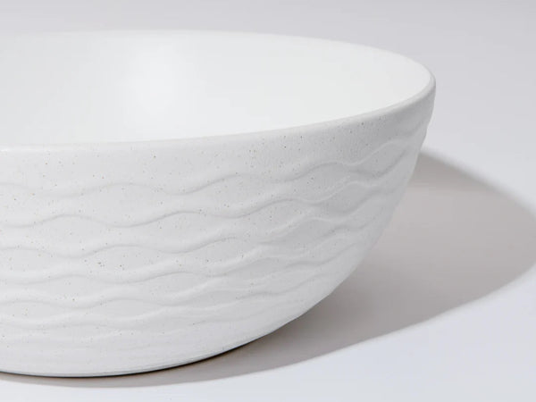 Polar-40-Wavy Textured White