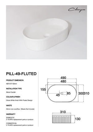 Pill-49-fluted