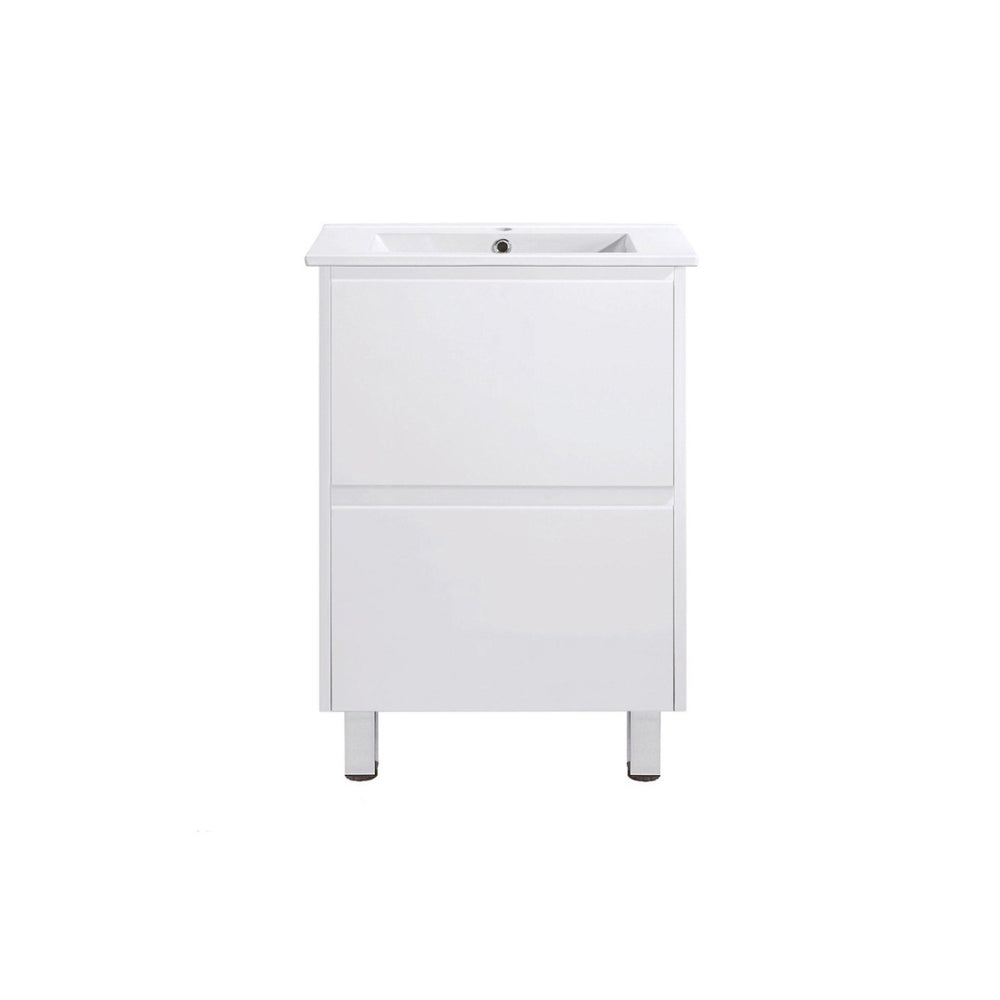 TD600 | 600mm PVC White Vanity