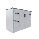 2 Door 4 Drawer Freestanding Vanity Base Unit