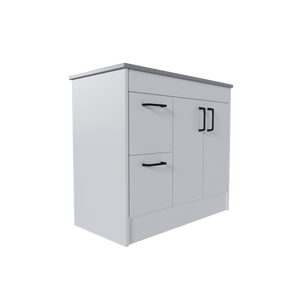 2 Door 2 Drawer Left/Right-Hand Freestanding Vanity Base Unit