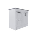 Shaker 2 Door 2 Drawer Left/Right-Hand Freestanding Vanity Base Unit