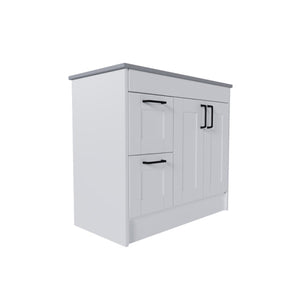 Shaker 2 Door 2 Drawer Left/Right-Hand Freestanding Vanity Base Unit