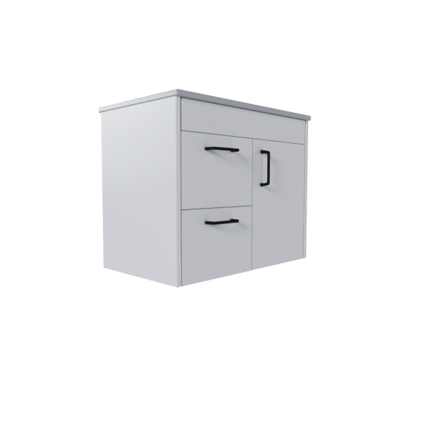 1 Door 2 Drawer Left-Hand Floating Midsize Vanity Unit 750mm