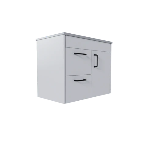 1 Door 2 Drawer Right-Hand Floating Midsize Vanity Unit