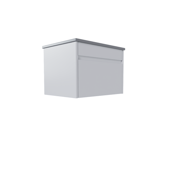 Sharknose 1 Drawer Floating Base Vanity Unit