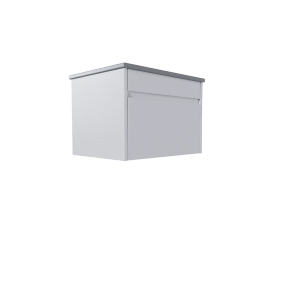 Sharknose 1 Drawer Floating Base Vanity Unit