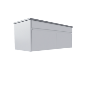 Sharknose 2 Drawer Floating Base Vanity Unit