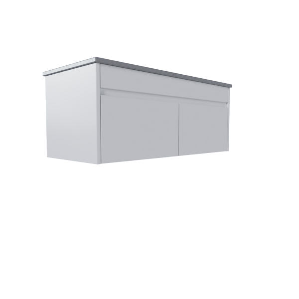 Sharknose 2 Drawer Floating Base Vanity Unit